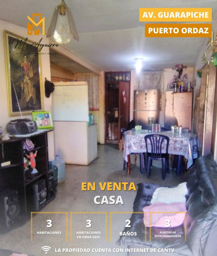 Casa En Venta, Urb Yuriany, Puerto Ordaz (um)