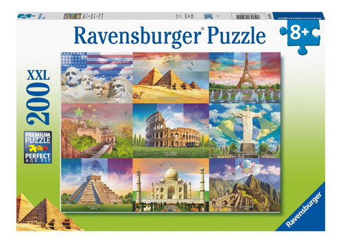 Ravensburger Rompecabezas: Monumentos Del Mundo Xxl 200 Piez