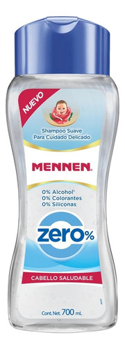  2 Pzs Mennen Shampoo Zero 700ml