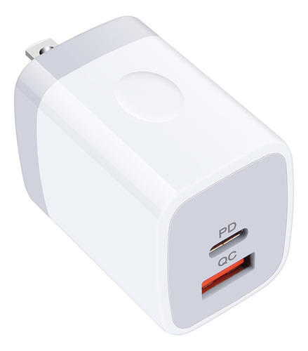 Adaptador Rapido Cargador Pared Usb 2 Puerto 20 W Pd C + 13