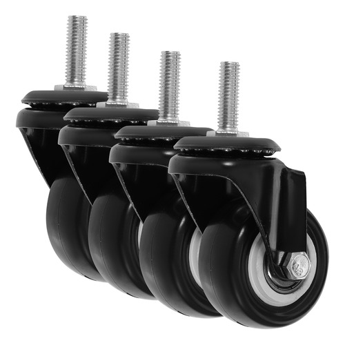 Ruedas Universales Shaped Mute Wheels, 4 Unidades