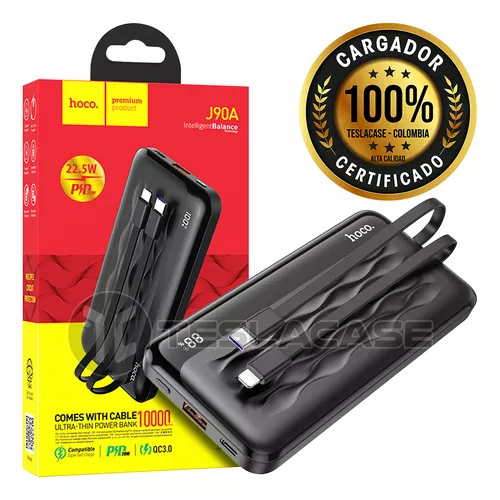 Power Bank HOCO 10000 mAh Cargador Portatil de 20w Carga rapida HOCO