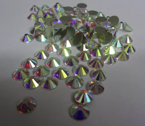 Cristales decorativos para uñas 1440 piedras strass tallas mixtas color  tornasol - Manualidades Perú