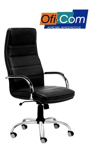 Silla Sillon Gerencial Ejecutivo Monet 901 Cromado Alto 