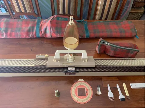 comprar Máquina De Tejer Knittax Automatic Ii Con Accesorios Y Funda
