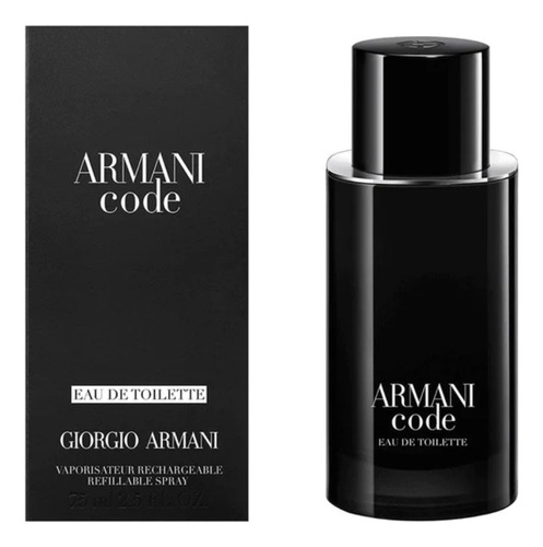 Armani Code Edt 125 Ml Hombre Recargable
