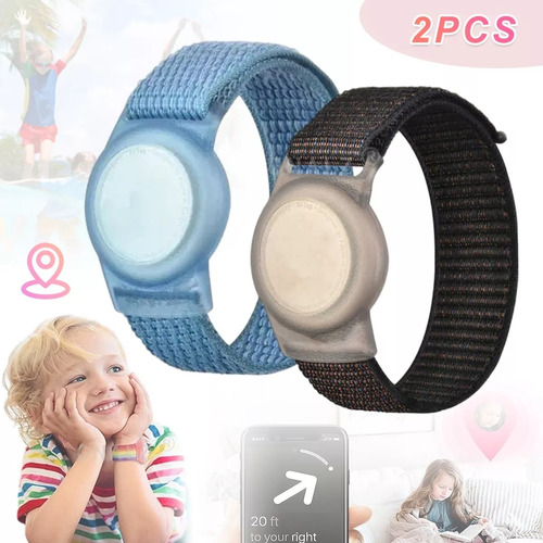 Funda Silicona Para Airtag Correa Pulsera Ajustable Niño/adu