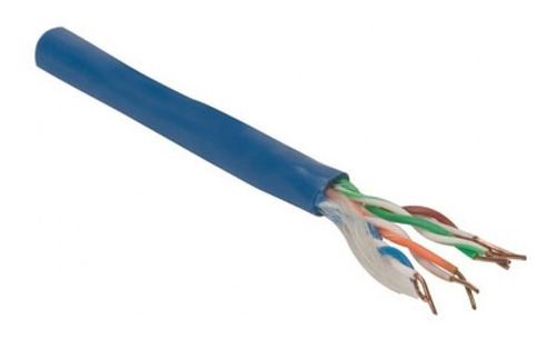 Cable Utp Data 4 Pares Cat 5e Hyperlan (100mts) Azul