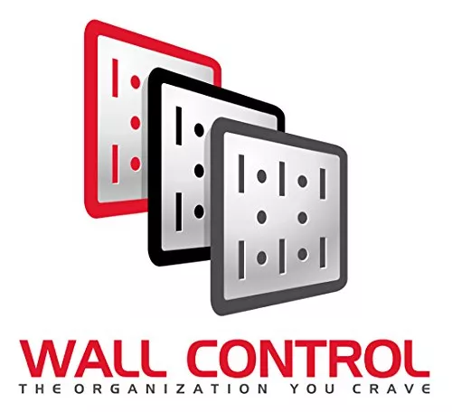 Wall Control Sistema modular de organizador de herramientas de tablero  perforado, unidad de almacenamiento de herramientas de metal montado en la