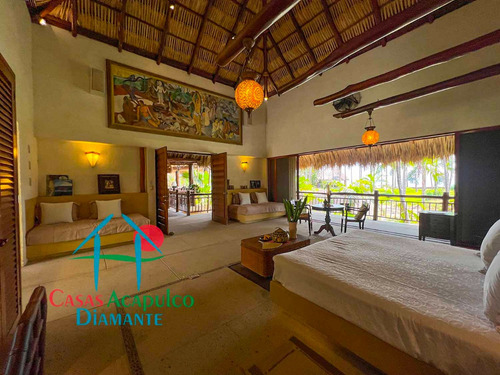 Cad Casa Los Cocoteros. Playa Privada A La Laguna De Tres Palos. 2 Albercas Privadas. Cocina Industrial