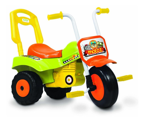 Triciclo Infantil Moto Z Kuma Kids Caño De Acero Con Baul