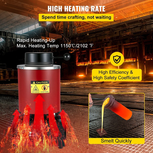 Forno De Fusão Dourado, Máquina De Forno Digital Elétrico