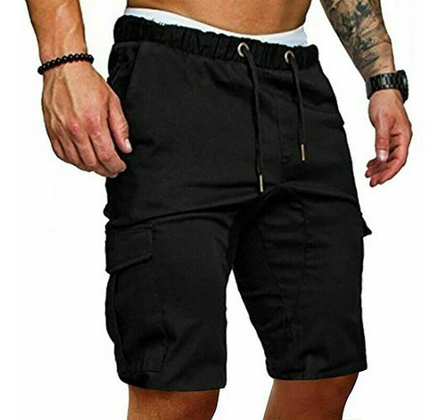 Imagen 1 de 8 de Bermuda Cargo Hombre Gabardina Talles Grandes Especiales