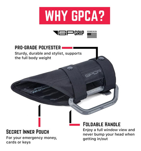 Gp Grip Lite Agarre, Barra Enrollable Patentada De Meta...