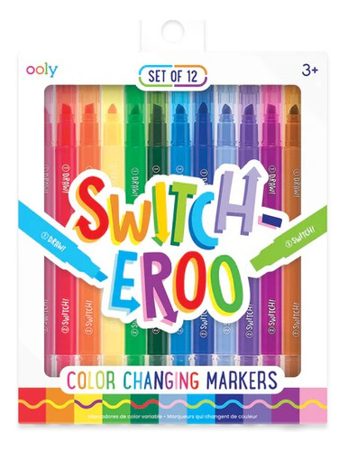 Marcadores Cambio De Color 12pk Switch-eroo Ooly 