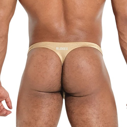 Classic Thong Perfect Tan Line Bañador Hilo Hombre Dorado