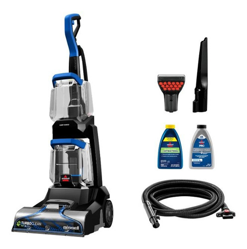 Aspiradora Limpiador De Alfombras Turboclean Pet Xl Bissell Negro