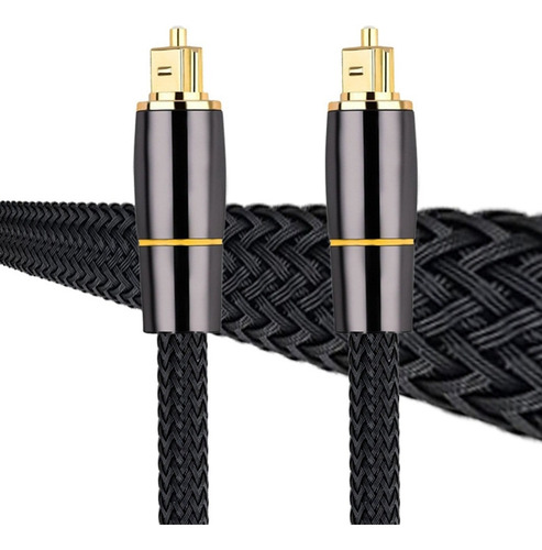Imagen 4 de 8 de Cable De Audio Óptico Toslink De La Fibra De Hifi 5.1 Digita