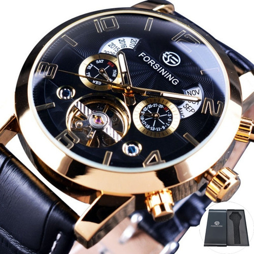 Reloj Mecánico Automático Tourbillion De Forsining