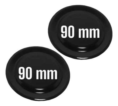 Set X2 Tapa Enlosada Para Mecheros Cocinas Industriales 90mm