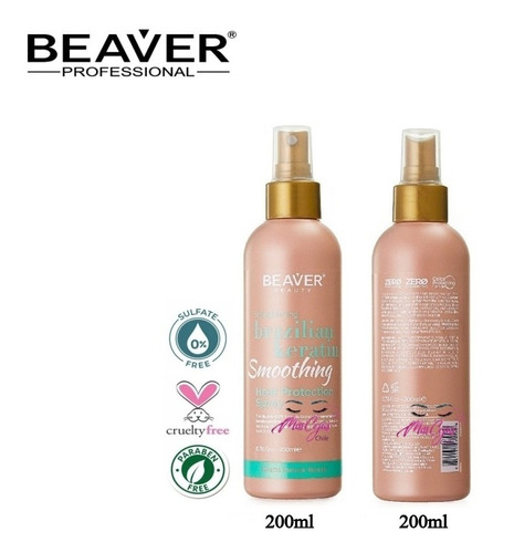 Original Protector Termico Keratina Alisante Beaver 200ml