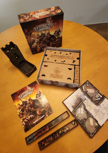 Jogo Zombicide Black Plague Já Com Os Inserts De Organização