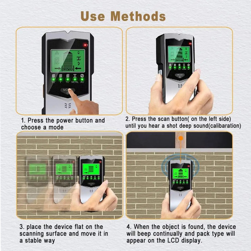 Sensor Wall Stud Finder, Escáner De Pared, Corriente De Made