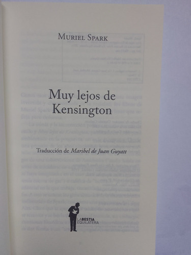 Spark Muriel Muy Lejos De Kensington (Usado)