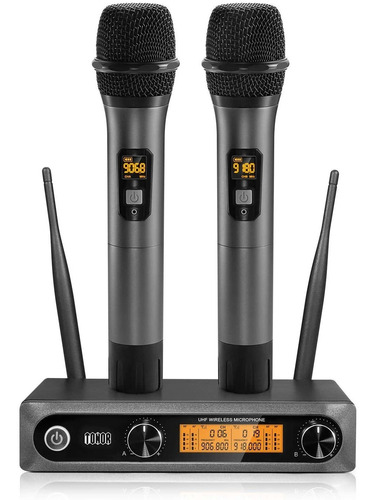 Micrófono Inalámbrico Uhf, Tw-820, Tonor, Doble, Profesional