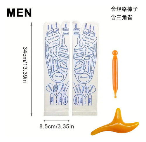 Set De Calcetines Acupressure Reology Con Herramienta De Mas