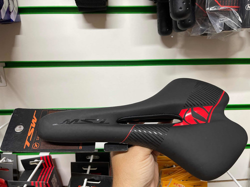 Banco Selim Tsw Vazado Confortável Bike Bicicleta Mtb 155mm