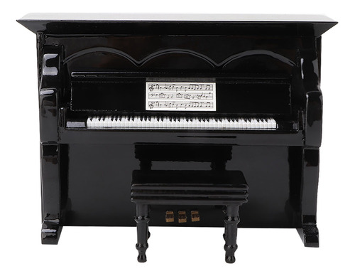 Modelo De Instrumento: Piano Musical De Madera En Miniatura