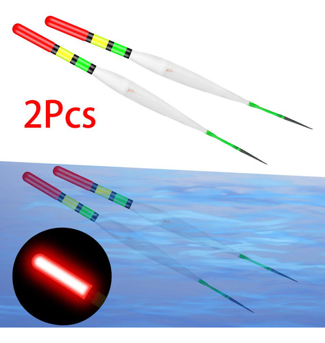 2x Flotadores Led De Pesca Nocturna Aparejos Inteligentes