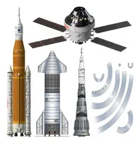 Comprar Artemis 1 1:96 + Pack X35 Lanzadores Papercraft Envio X Mail