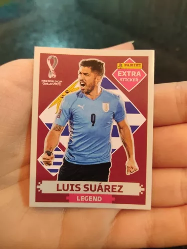 LANCE LIVRE - LUÍS SUAREZ BORDÔ (Base) - EXTRA LEGEND (Uruguai) - Figurinha