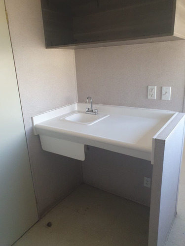 Caseta Camper Remolque Traila Oficina Móvil 2 Privados Y Wc