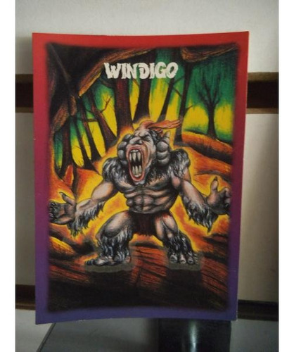 Tarjeta Windigo #73 Monstruos Del Bolsillo Vintage