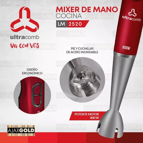 Mixer Minipimer Licuadora De Mano Mezcladora Cocina Licuar