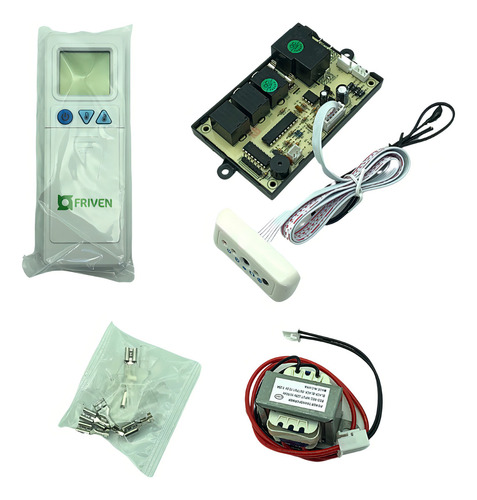 Placa de aire acondicionado universal con mando a distancia Led + Split,
