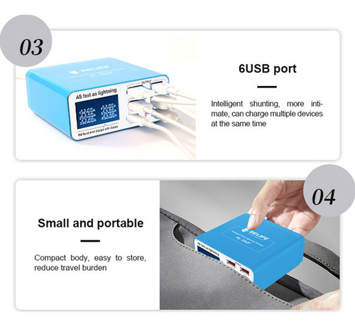 Recargador Usb Pd Qc3.0 Compact Relife