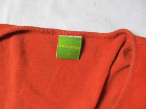 Remera Manga Larga Cuello Cruzado Rapsodia Talle S