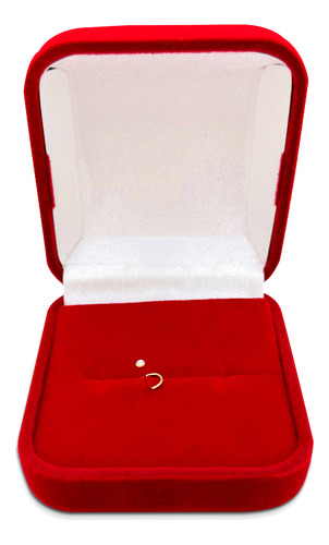 Piercing Nariz Em Ouro 18k Nostril Zircônia 1,50mm Ponto Luz Cor Amarelo