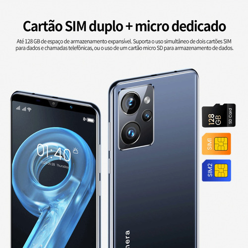 P Smartphone Android 9i 5 Pulgadas Ram 512 Mb Rom 4 Gb Azul