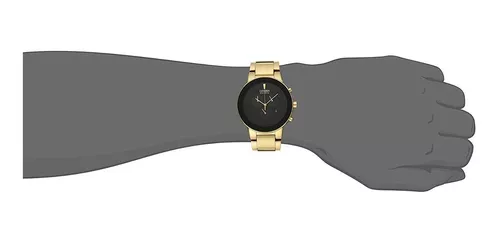 Citizen Reloj de pulsera en tono dorado AT2242-55E Axiom Eco-Drive para  hombre, Acero inoxidable en tono dorado, Movimiento de cuarzo