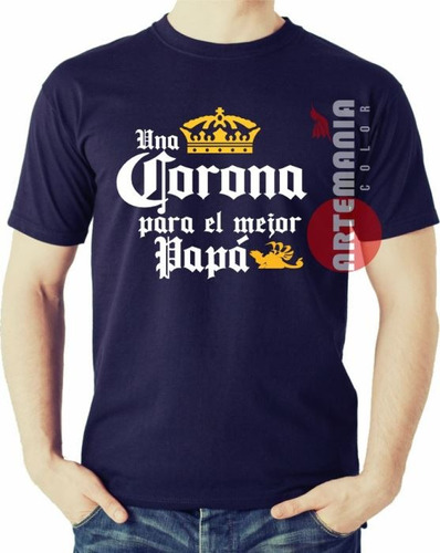 Polos Día Del Padre Papa Cerveza Corona