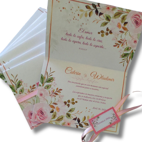 30 Invitación Personalizada  Creación Ina 