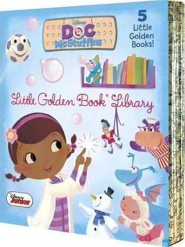 Doc Mcstuffins Little Golden Book Library (disney Junior: Doc Mcstuffins), De Various. Editorial Random House Disney, Tapa Dura En Inglés