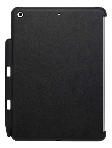 Khomo Case Para iPad 9.7 2018 Con Pencil Holder Negro