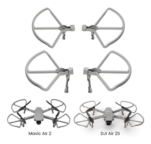 Imagen 3 de 10 de Dji Air 2s Protector De Hélices Con Tren De Aterrizaje