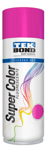 Pintura Spray 400ml Fluorescente Rosa Tekbond